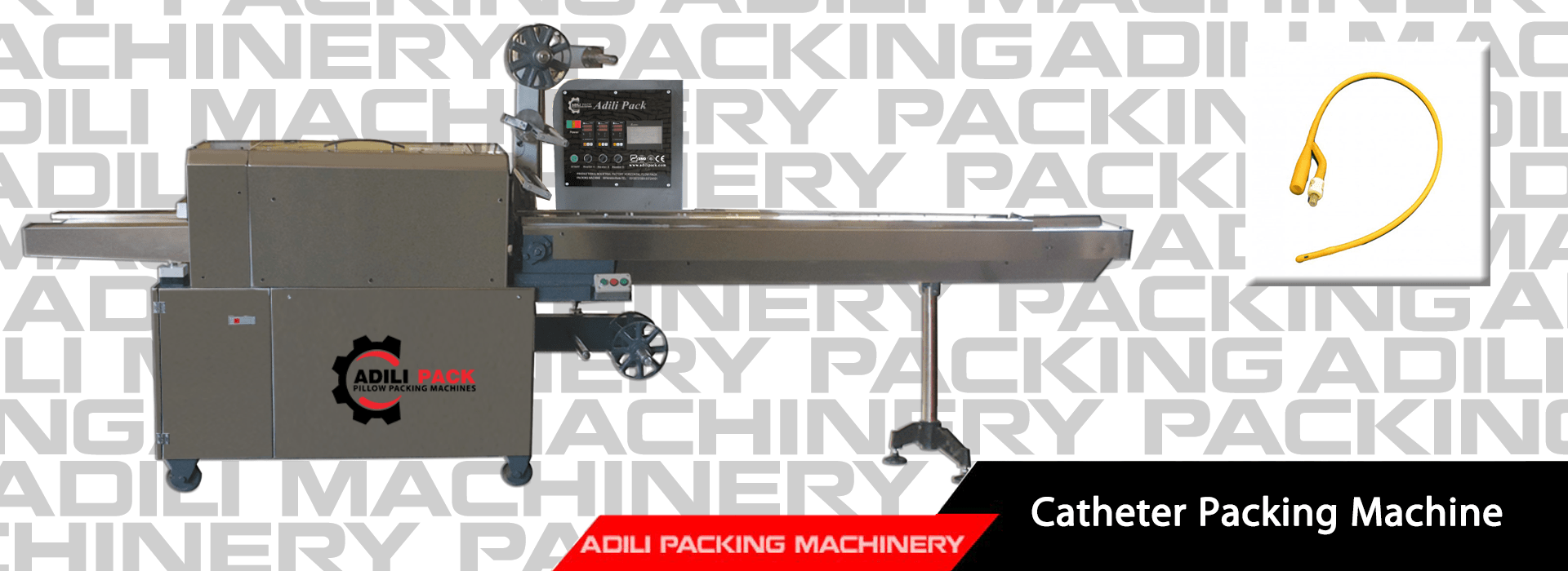 Catheter packaging machine