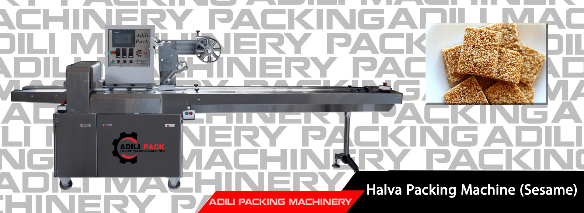 Sesame halva packaging machine